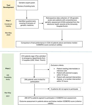 Validation of the ICEBERG emergency room screening tool for early identification of older patients with geriatric consultation needs